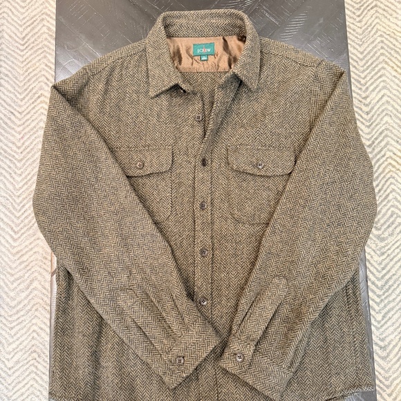 J. Crew Other - J.Crew Wool Heavyweight Field Utility Overshirt , Size Large, Worn Once!